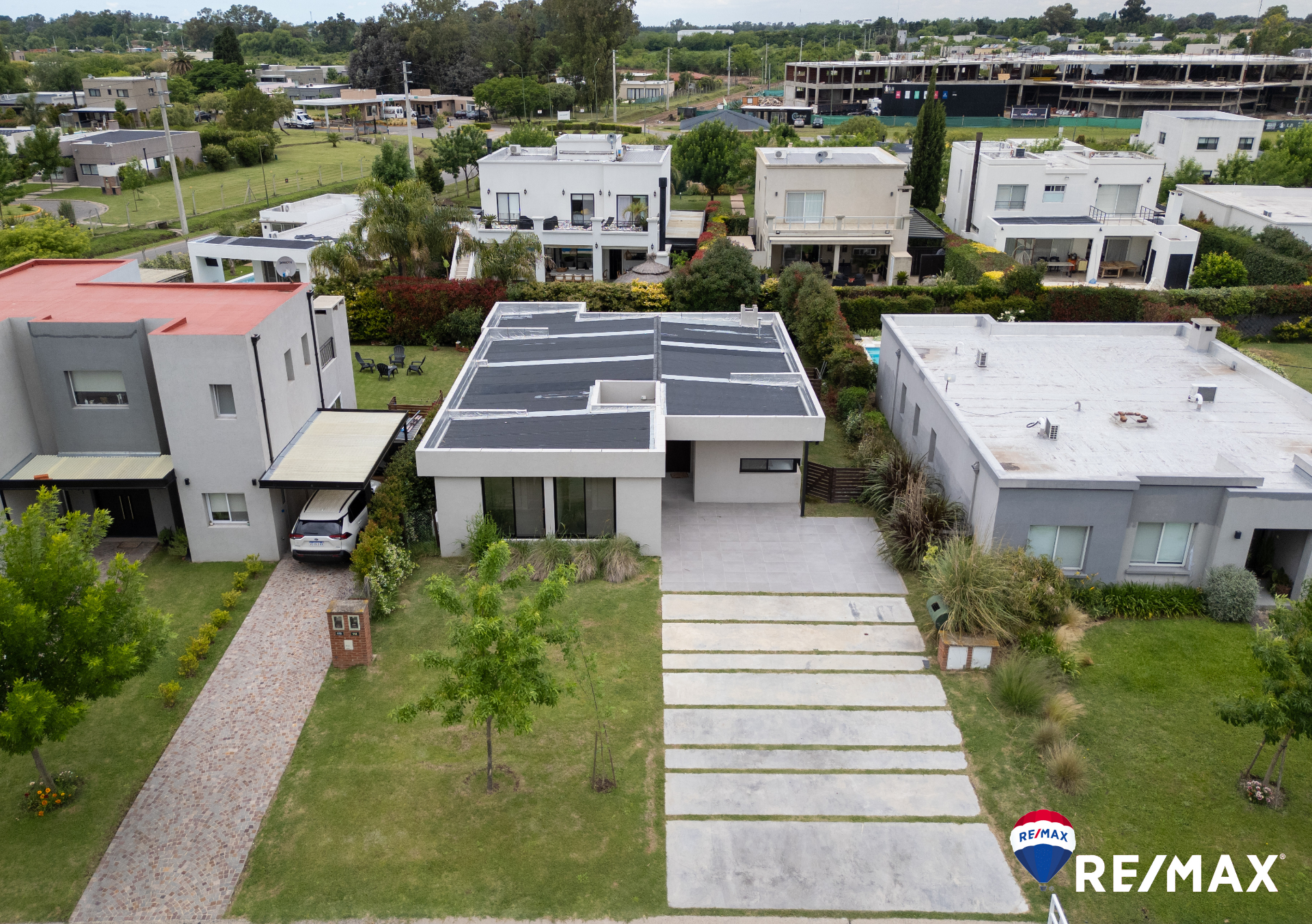San Eduardo en Pilar, Buenos Aires — fotografía inmobiliaria SkyView