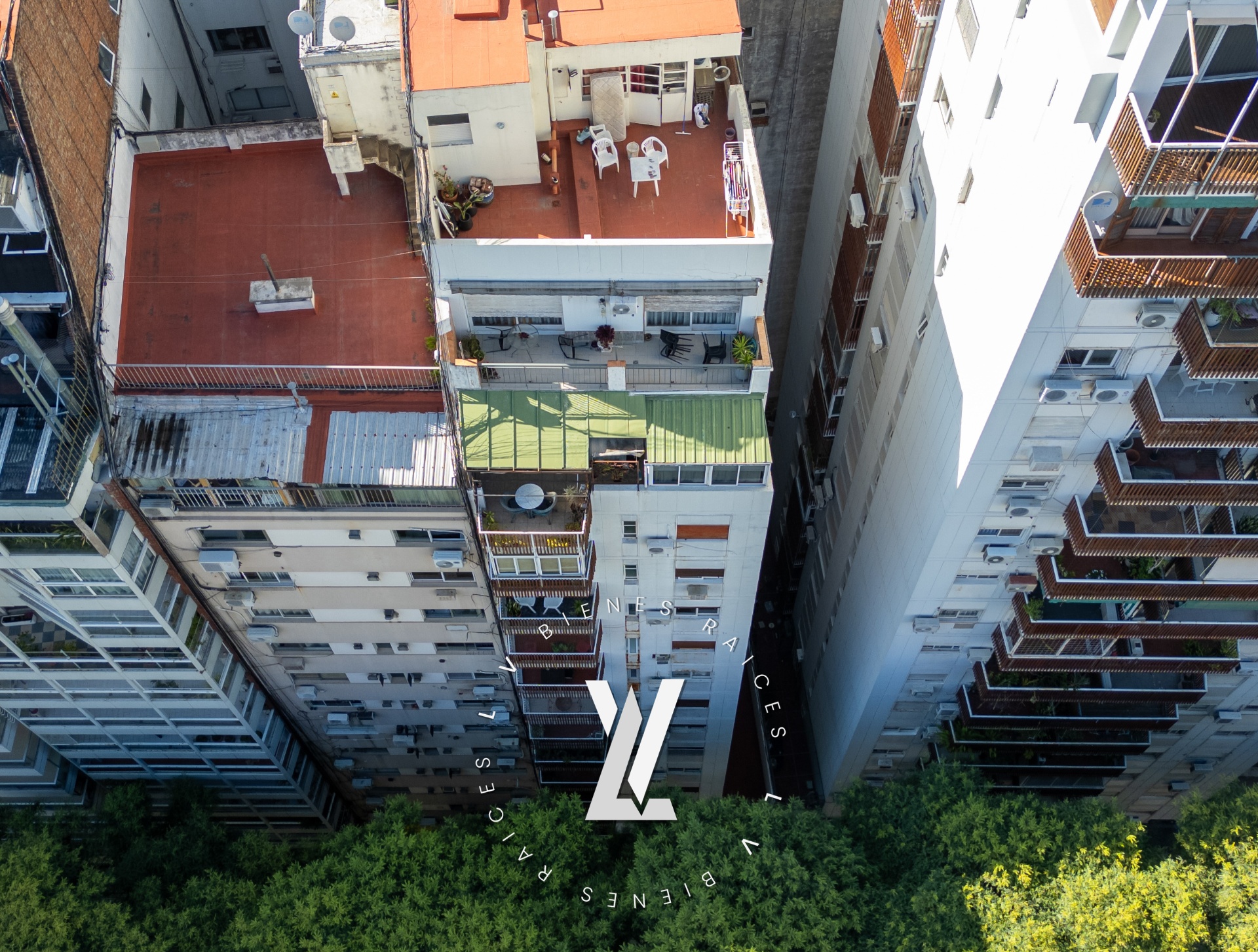 Fotografía inmobiliaria de Depto en Cañitas en Palermo, CABA por SkyView