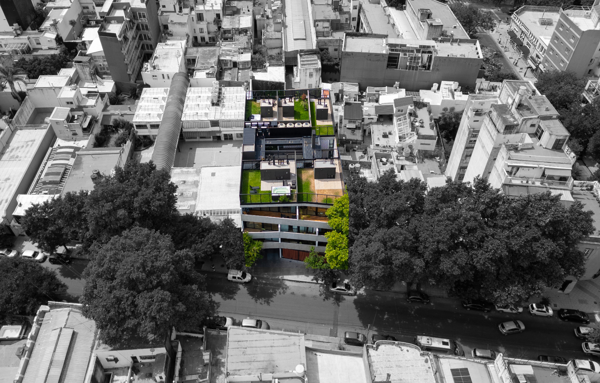 Liv Thames en Palermo, CABA — fotografía inmobiliaria SkyView