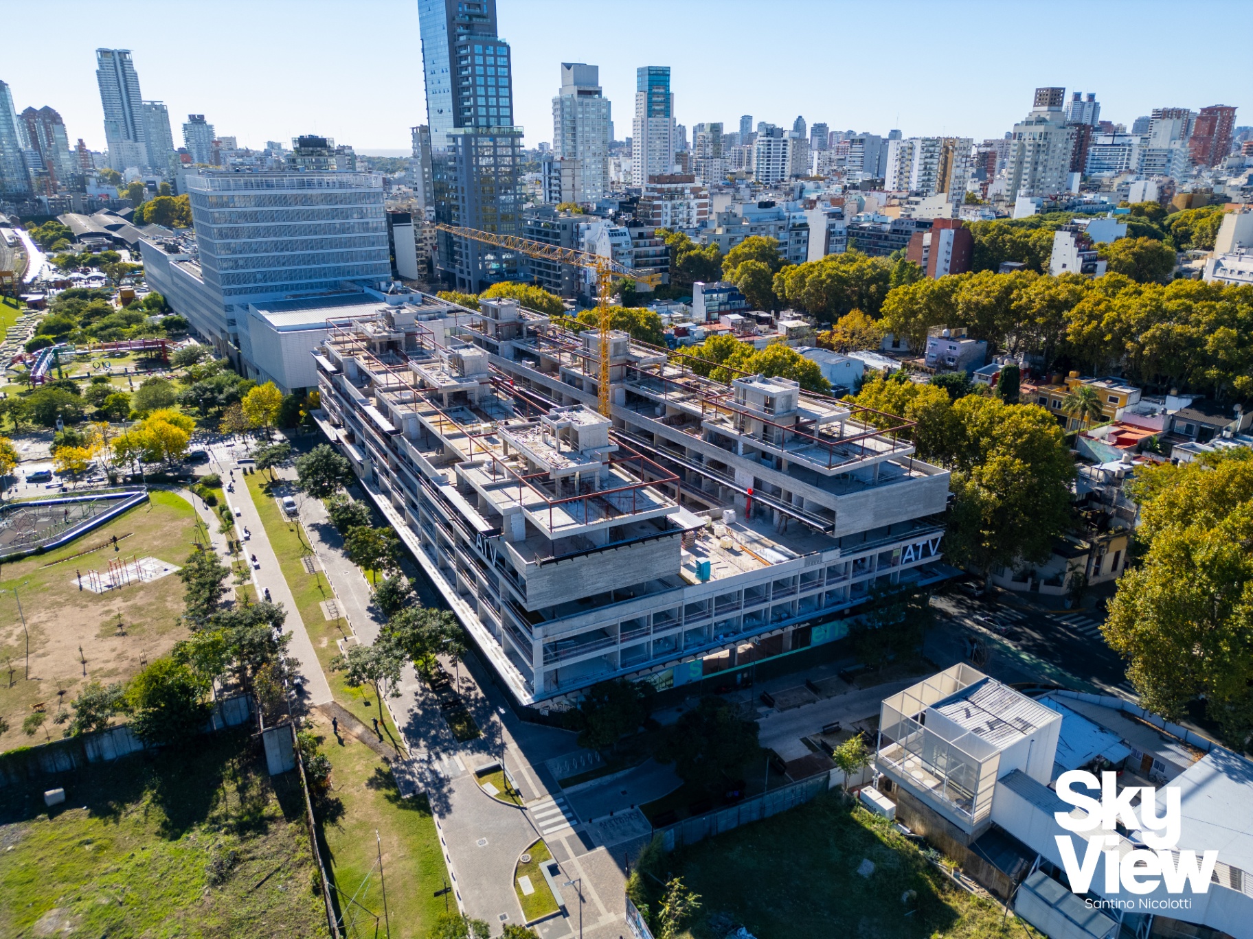 Sens Luxury Homes en Palermo, CABA — fotografía inmobiliaria SkyView