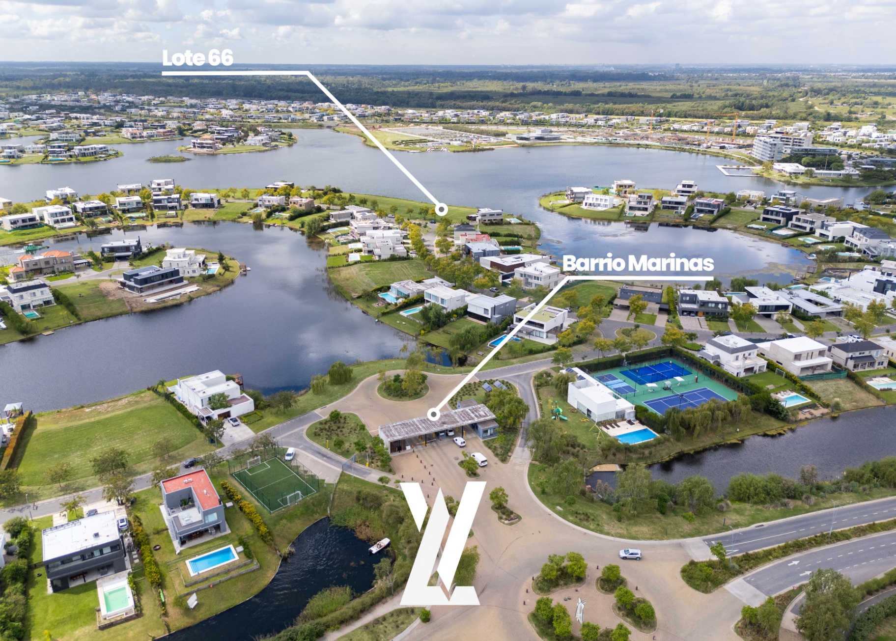 Fotografía inmobiliaria de Terreno en Puertos en Puertos, Escobar — foto 3 por SkyView